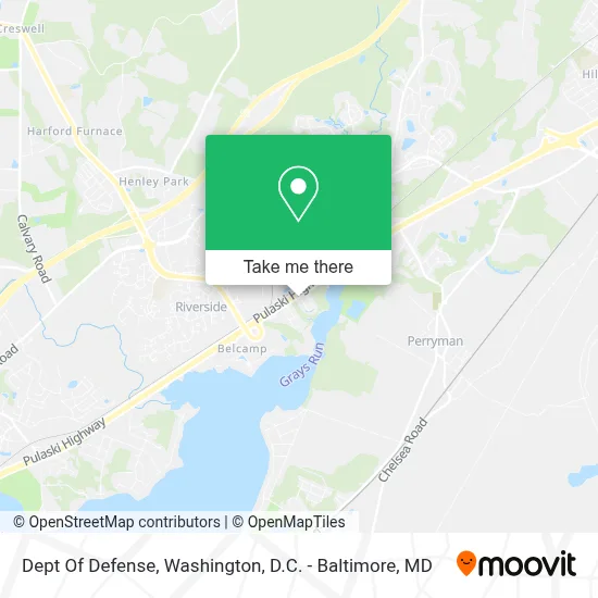 Dept Of Defense map