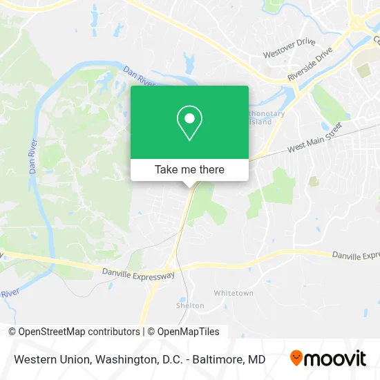 Western Union map