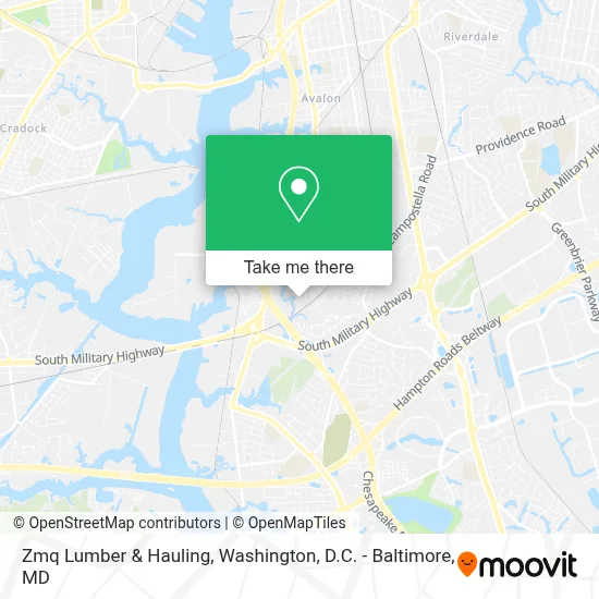 Zmq Lumber & Hauling map