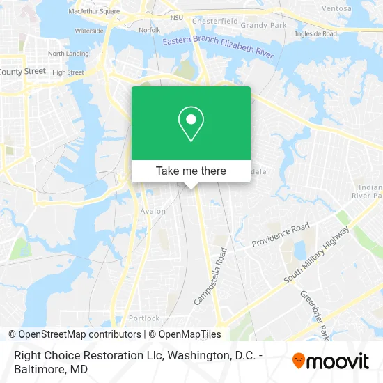 Right Choice Restoration Llc map