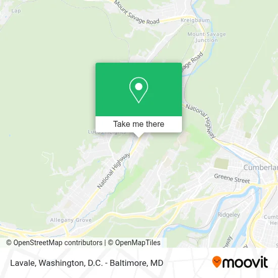 Lavale map