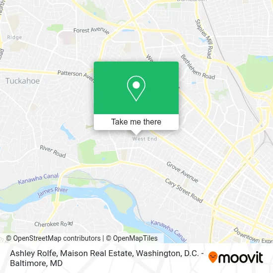 Ashley Rolfe, Maison Real Estate map