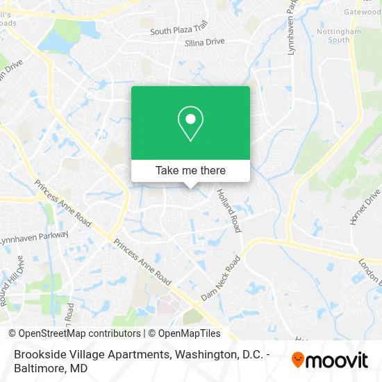 Brookside Village Apartments map
