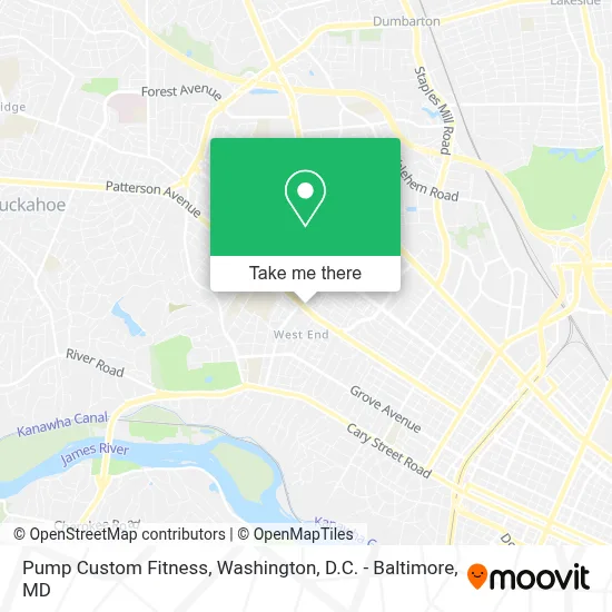 Pump Custom Fitness map