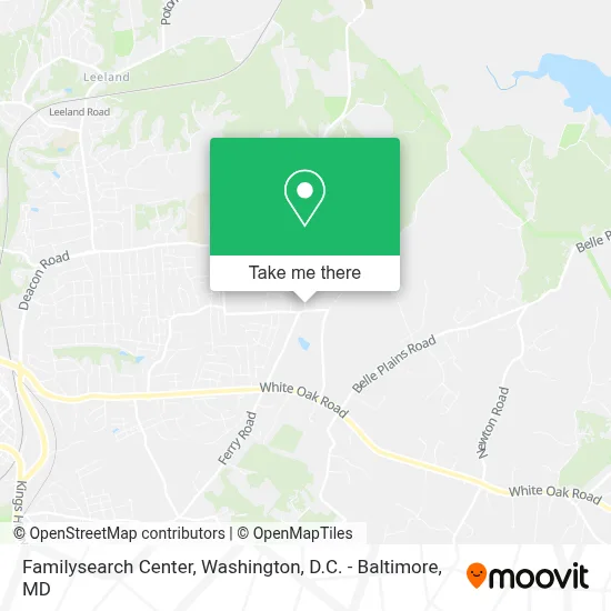 Familysearch Center map