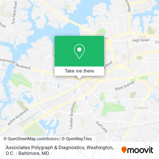 Associates Polygraph & Diagnostics map