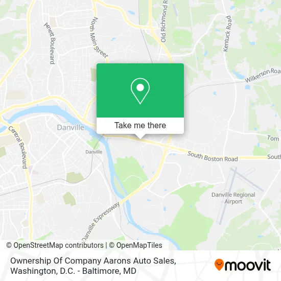Ownership Of Company Aarons Auto Sales map
