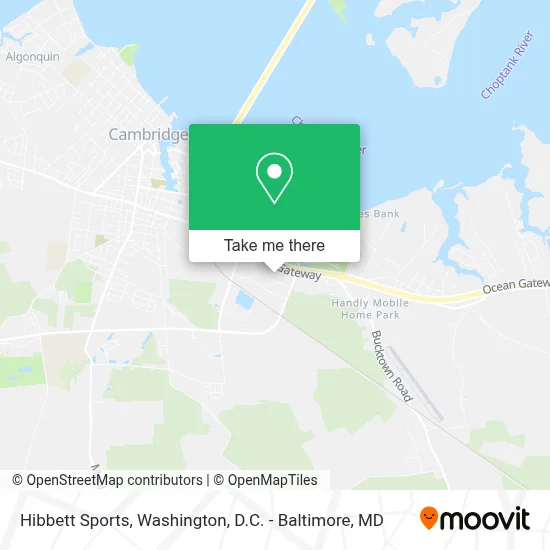 Hibbett Sports map