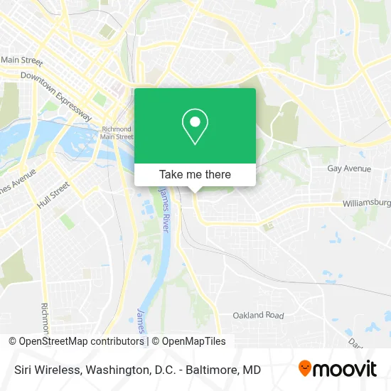 Siri Wireless map