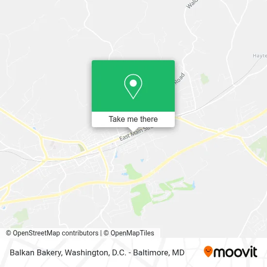 Balkan Bakery map