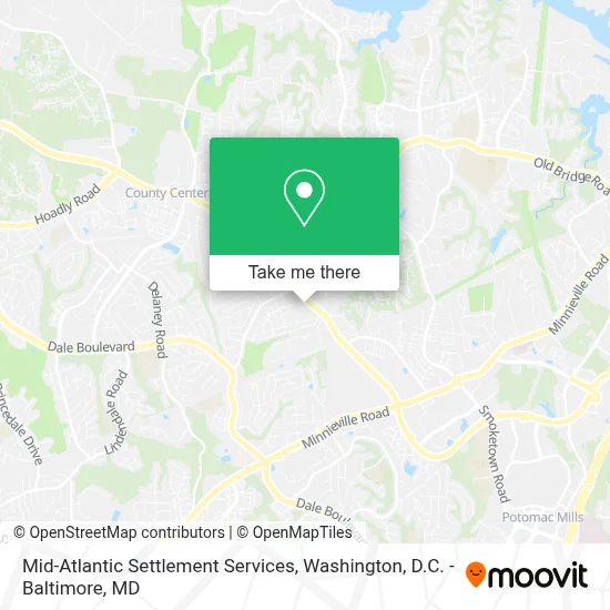 Mid-Atlantic Settlement Services map