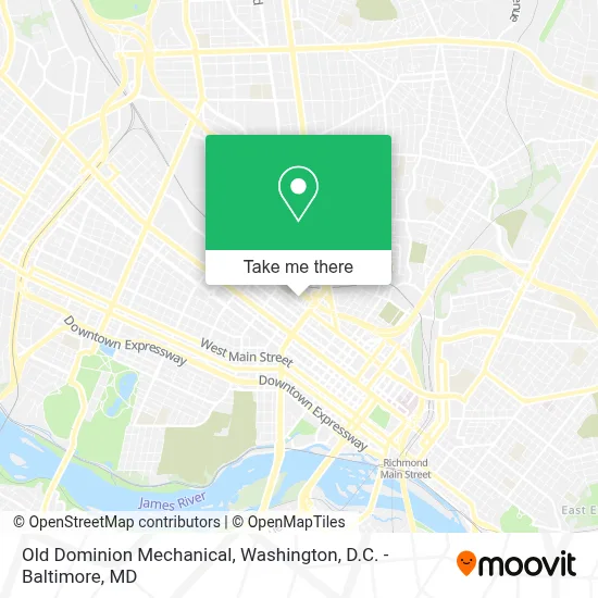 Old Dominion Mechanical map