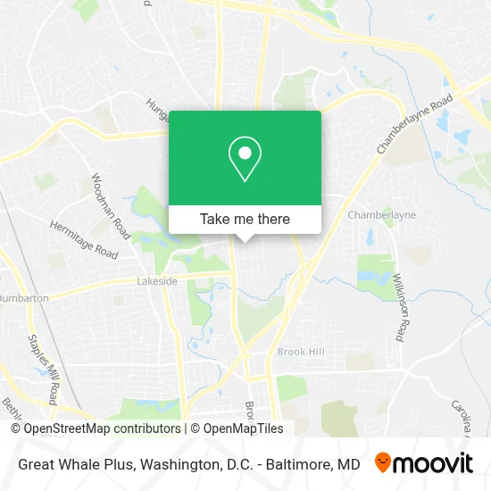 Great Whale Plus map