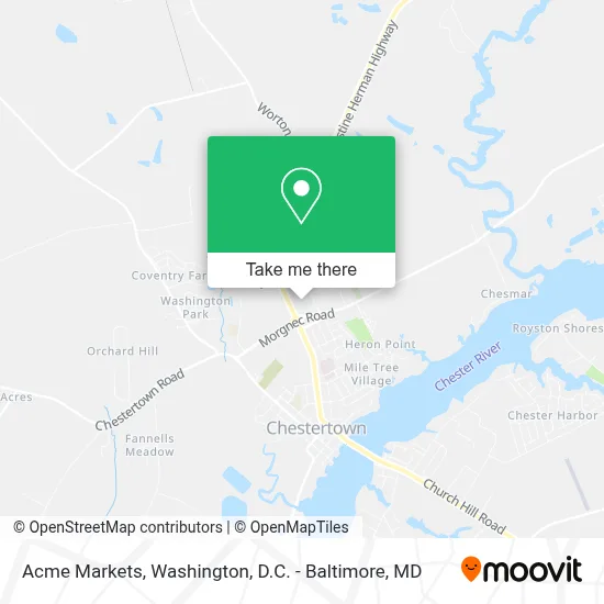 Acme Markets map