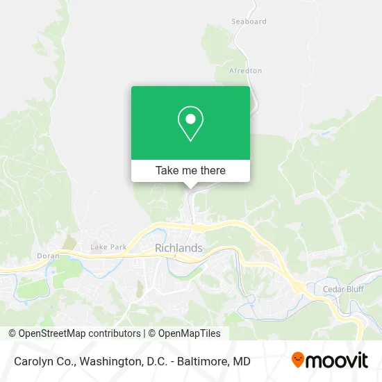 Carolyn Co. map