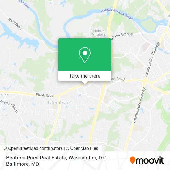 Beatrice Price Real Estate map