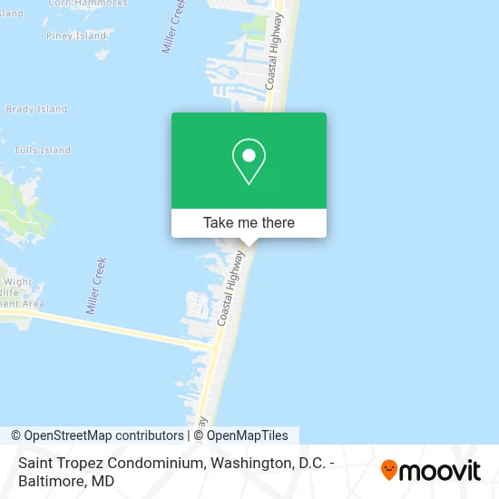 Saint Tropez Condominium map