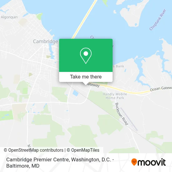 Cambridge Premier Centre map
