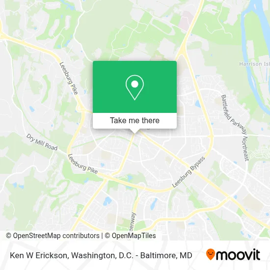 Ken W Erickson map