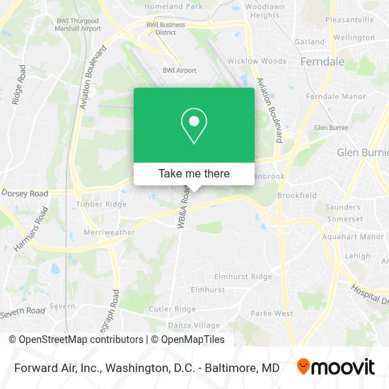 Forward Air, Inc. map