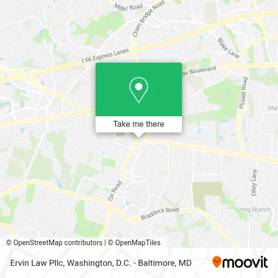 Ervin Law Pllc map