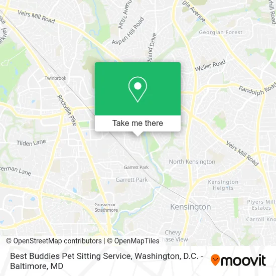 Best Buddies Pet Sitting Service map