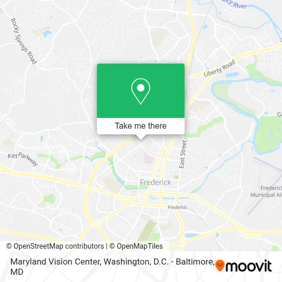 Maryland Vision Center map