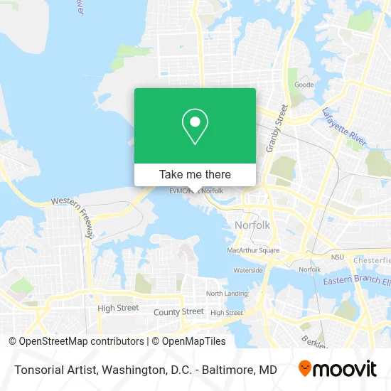 Tonsorial Artist map