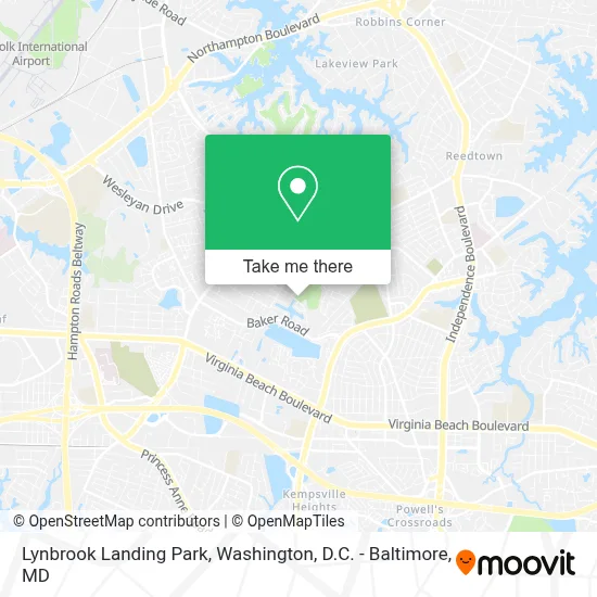 Lynbrook Landing Park map