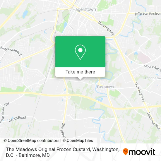 The Meadows Original Frozen Custard map