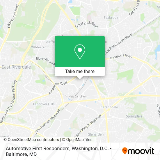 Automotive First Responders map