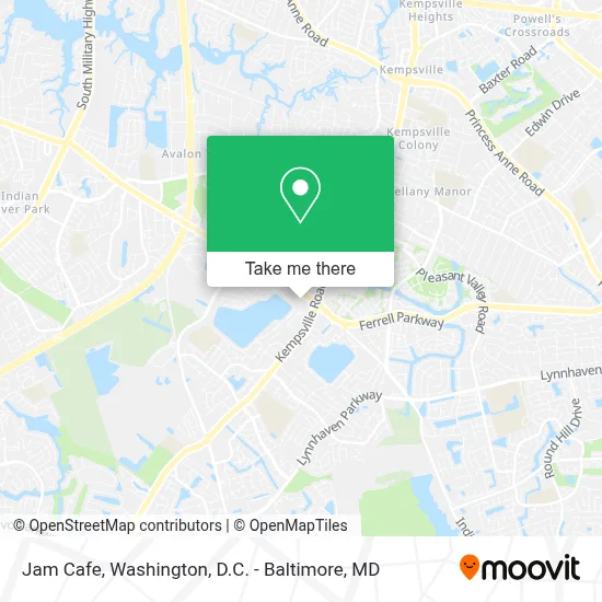 Jam Cafe map