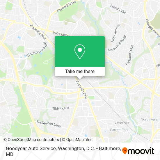 Goodyear Auto Service map