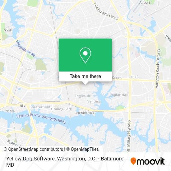Mapa de Yellow Dog Software