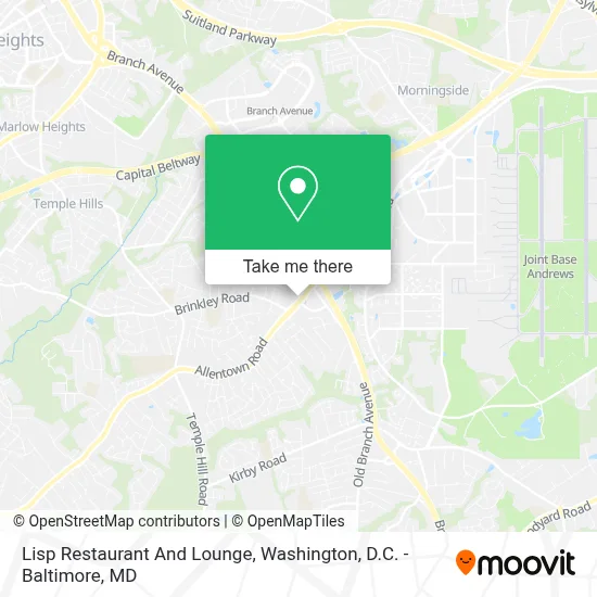 Lisp Restaurant And Lounge map