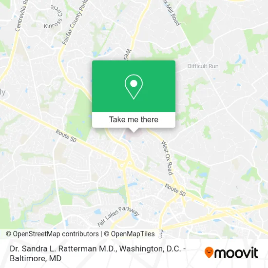 Dr. Sandra L. Ratterman M.D. map