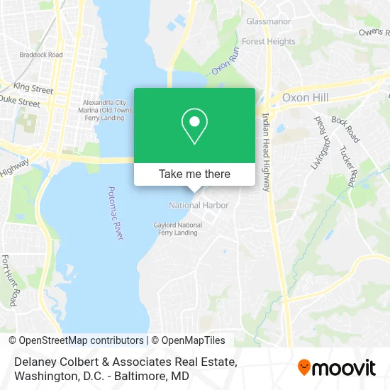 Delaney Colbert & Associates Real Estate map