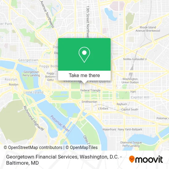 Georgetown Financial Services map