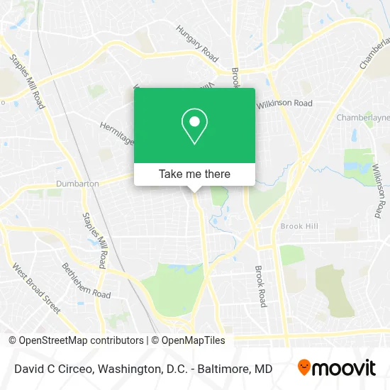 David C Circeo map