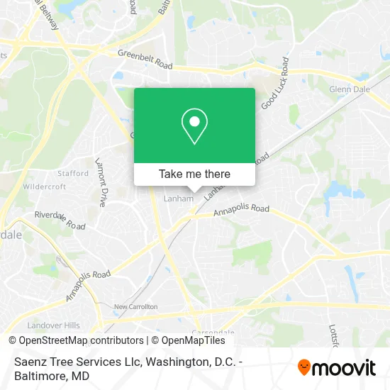 Saenz Tree Services Llc map