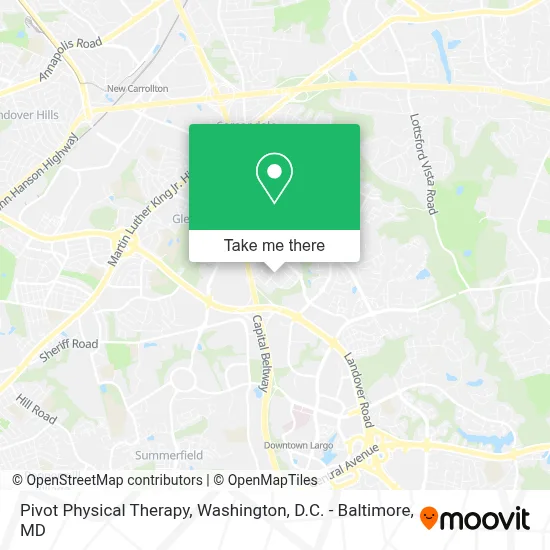 Pivot Physical Therapy map