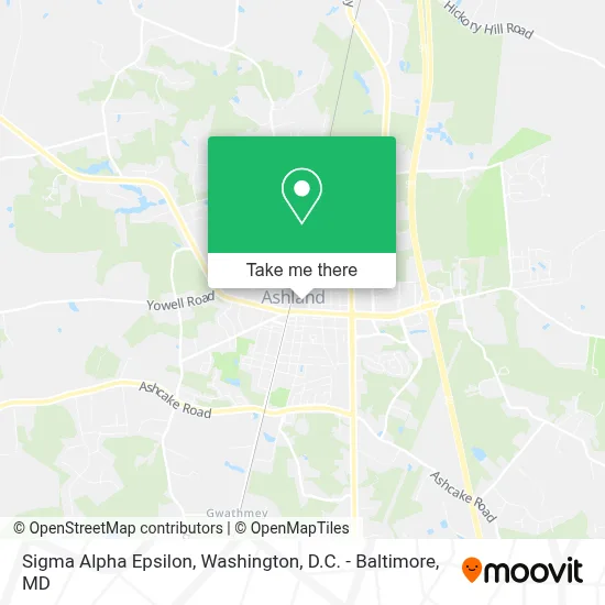Sigma Alpha Epsilon map