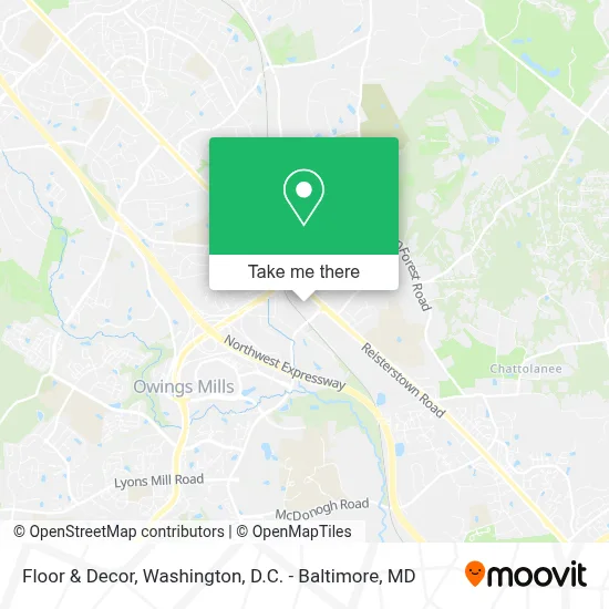 Floor & Decor map