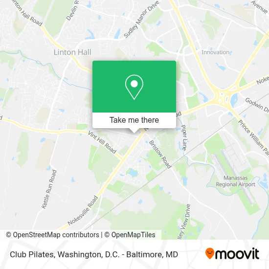 Club Pilates map