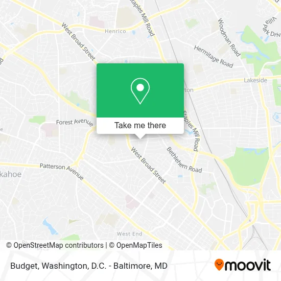 Budget map