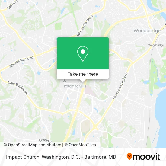 Impact Church map