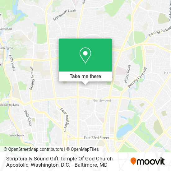 Scripturally Sound Gift Temple Of God Church Apostolic map