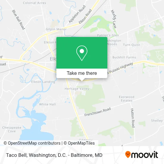 Taco Bell map
