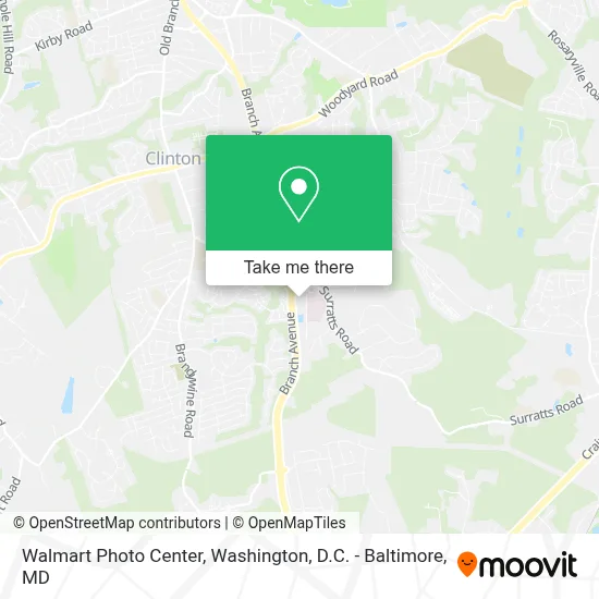 Walmart Photo Center map