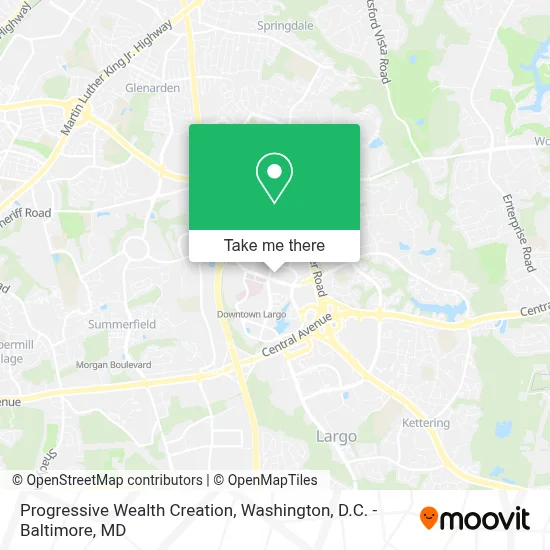 Progressive Wealth Creation map